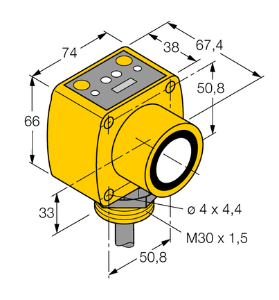 Czujnik ultradźwiękowy QT50ULB - Turck