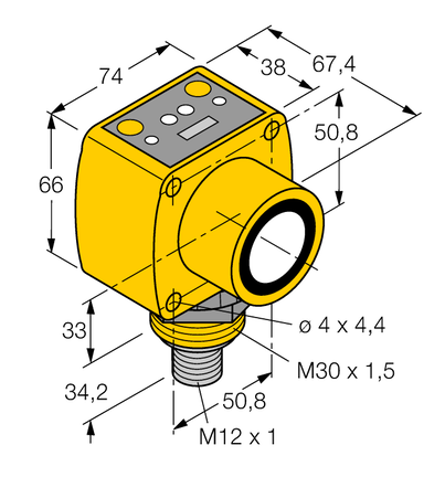 Czujnik ultradźwiękowy QT50UDBQ - Turck