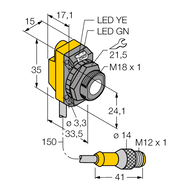 Czujnik ultradźwiękowy QS18UNAEQ5 - Turck