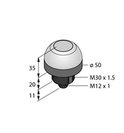 Czujnik weryfikacji pobrania Pick-to-Light K50APT2GRYF2Q - Turck
