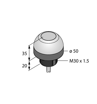 Czujnik weryfikacji pobrania Pick-to-Light K50APTGRYF2 - Turck