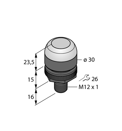 Czujnik weryfikacji pobrania Pick-to-Light K30APTGRF2Q - Turck