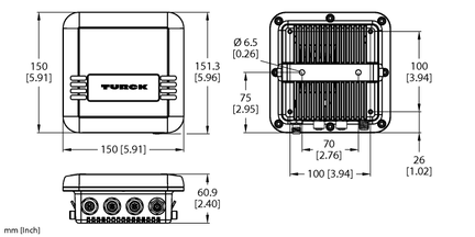 Czytnik UHF TN-UHF-Q150-EU-EC - Turck