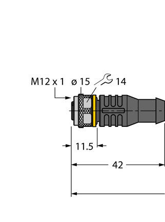 Przewód sieciowy magistrali CAN (DeviceNet, CANopen) RKC5701-2M - Turck