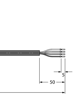 Kabel zasilający PUR Cable-DN-43-100M - Turck