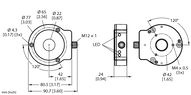 Enkoder bezkontaktowy RI360P0-QR24M0-HESG25X3-H1181 - Turck
