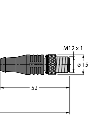 Element wykonawczy i przewód czujnika odporny na działanie wysokiej temperatury HT-WAK4-5-HT-WAS4/S2430 - Turck