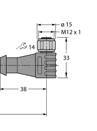 Kabel do aplikacji RFID w przemyśle spożywczym WSCV WKCV 5732-25M/CS15915 - Turck