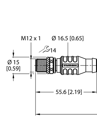 Przewód przemysłowy Ethernet RSSD-RSSD-4422-0.3M - Turck