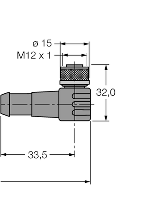 Kabel przyłączeniowy PROFIBUS WSSW-WKSW451-2M - Turck