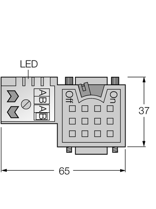 Kabel przyłączeniowy PROFIBUS RSSW-D9WH/T-RKSW-451-2M-2M - Turck