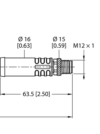 Kabel zasilający M12 RKP46PLA-2-RSP46PLA/TXL - Turck