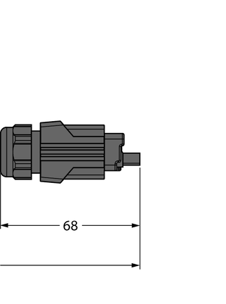 Kabel zasilający PUR AIDA-GP-AIDA-GP-52-5M - Turck