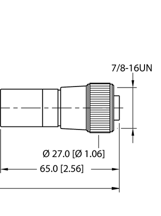 Kabel zasilania RSM RKM 44P-2M - Turck