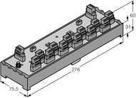 Koncentrator IP20, 12-kanałowy JRBS-40SC-12R/EX - Turck