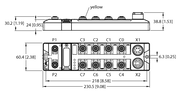 Moduł sieciowy I/O PROFIsafe / PROFINET TBPN-L5-4FDI-4FDX - Turck