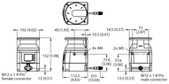 Laserowy skaner bezpieczeństwa SX5-B - Turck