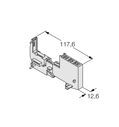 Moduł bazowy systemu BL20 BL20-S3S-SBB - Turck