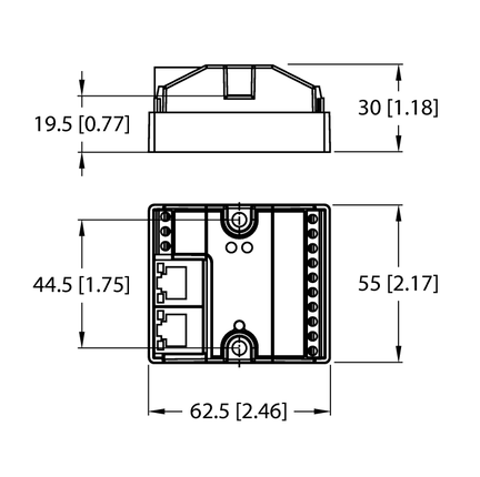 Stacja kompaktowa I/O IP20 multiprotocol FEN20-4IOL - Turck