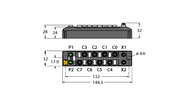 Moduł kompaktowy, wieloprotokołowy I/O dla Ethernet TBEN-S1-8DIP-D - Turck