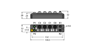 Moduł kompaktowy, wieloprotokołowy I/O dla Ethernet TBEN-S2-8DIP - Turck