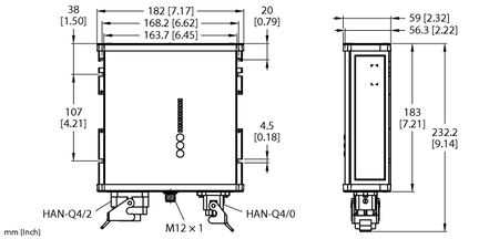 Moduł inteligentnego zasilacza o stopniu ochrony IP67 PSU67-3P-1H2-1H0-24250 - Turck
