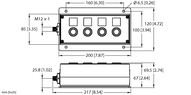 Panel operatora do podłączenia do modułu master IO-Link OPIL-E4-IO6 - Turck