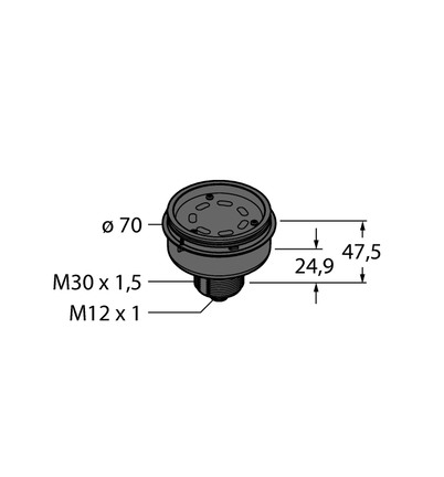 Oświetlenie sygnalizacyjne LED B-TL70B-Q5 - Turck