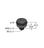 Oświetlenie sygnalizacyjne LED B-TL70B-Q5 - Turck