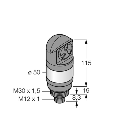 Oświetlenie sygnalizacyjne LED TL50RALSQ - Turck