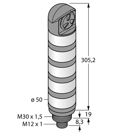 Oświetlenie sygnalizacyjne LED TL505ALSKQ - Turck