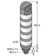 Oświetlenie sygnalizacyjne LED TL505ALSKQ - Turck