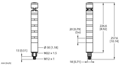Oświetlenie sygnalizacyjne LED TL30BWBGYRAXQD - Turck