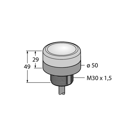 Oświetlenie sygnalizacyjne LED K50BLGRXP - Turck