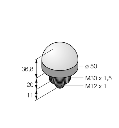 Oświetlenie sygnalizacyjne LED K50LIGRXPQ - Turck