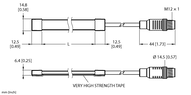 Pasek świetlny LED WLF12XW2000S24QP - Turck