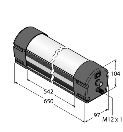 Oświetlenie liniowe LED WLB92X550PBQ - Turck