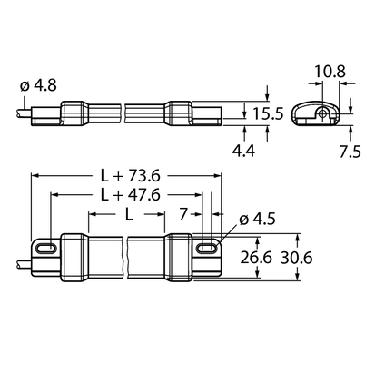 Oświetlenie liniowe LED WLS15XWW0360DSC2 - Turck