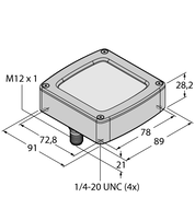 Oświetlenie obszaru LED WLC90WGL15RQ - Turck