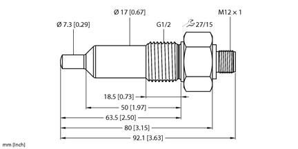 Kontrola przepływu FCS-G1/2A4-NAEX0-H1141/L065 - Turck