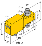 Kontrola przepływu FCI-D10A4P-AP8X-H1141 - Turck