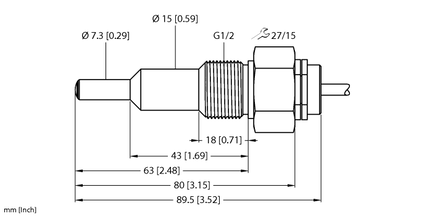 Kontrola przepływu FCS-G1/2A4-NAEX/AL065 - Turck