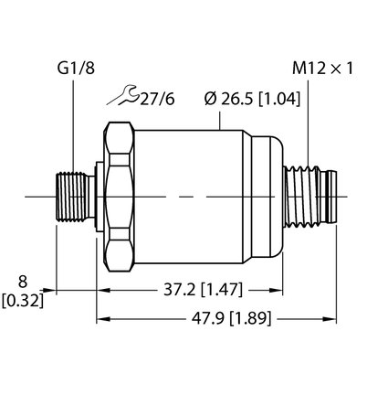 Przetwornik ciśnienia PT0.6R-1513-I2-H1143/D840 - Turck