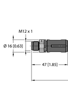 Przewód przemysłowy Ethernet RSSX-RSSX-8814-2M - Turck