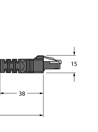 Przewód przemysłowy Ethernet RSS RJ45S 841-2M - Turck