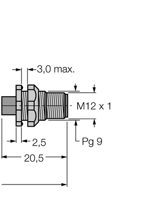 Przewód przemysłowy Ethernet RJ45S FSSD 841-0.5M - Turck