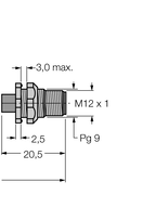 Przewód przemysłowy Ethernet RJ45S FSSD 841-0.5M - Turck