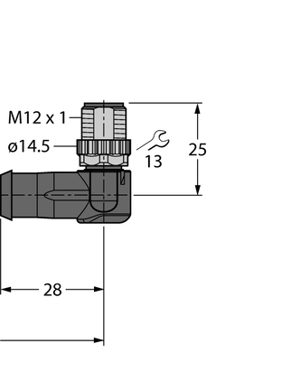 Przewód przemysłowy Ethernet WSSD-WSSD-4414-30M - Turck
