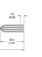 Przewód przemysłowy Ethernet RJ45S 841-6M - Turck