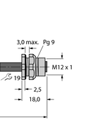 Przewód przemysłowy Ethernet RJ45S FKSD 841-0.5M - Turck